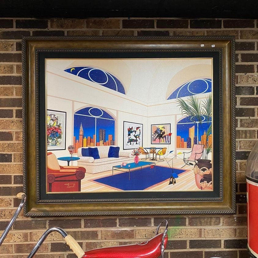 Fanch Ledan - New York Nights Serigraph Color Canvas Print