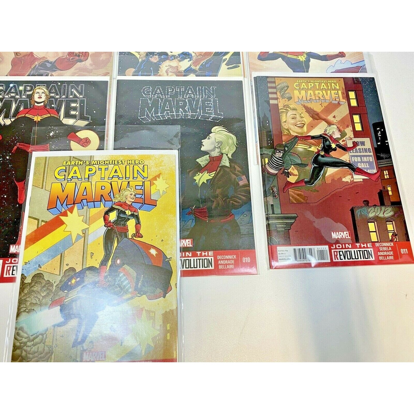 Marvel Comics - Earth's Mightiest Hero: Captain Marvel #1-12 + Variant & Doubles