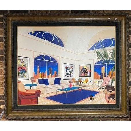 Fanch Ledan - New York Nights Serigraph Color Canvas Print