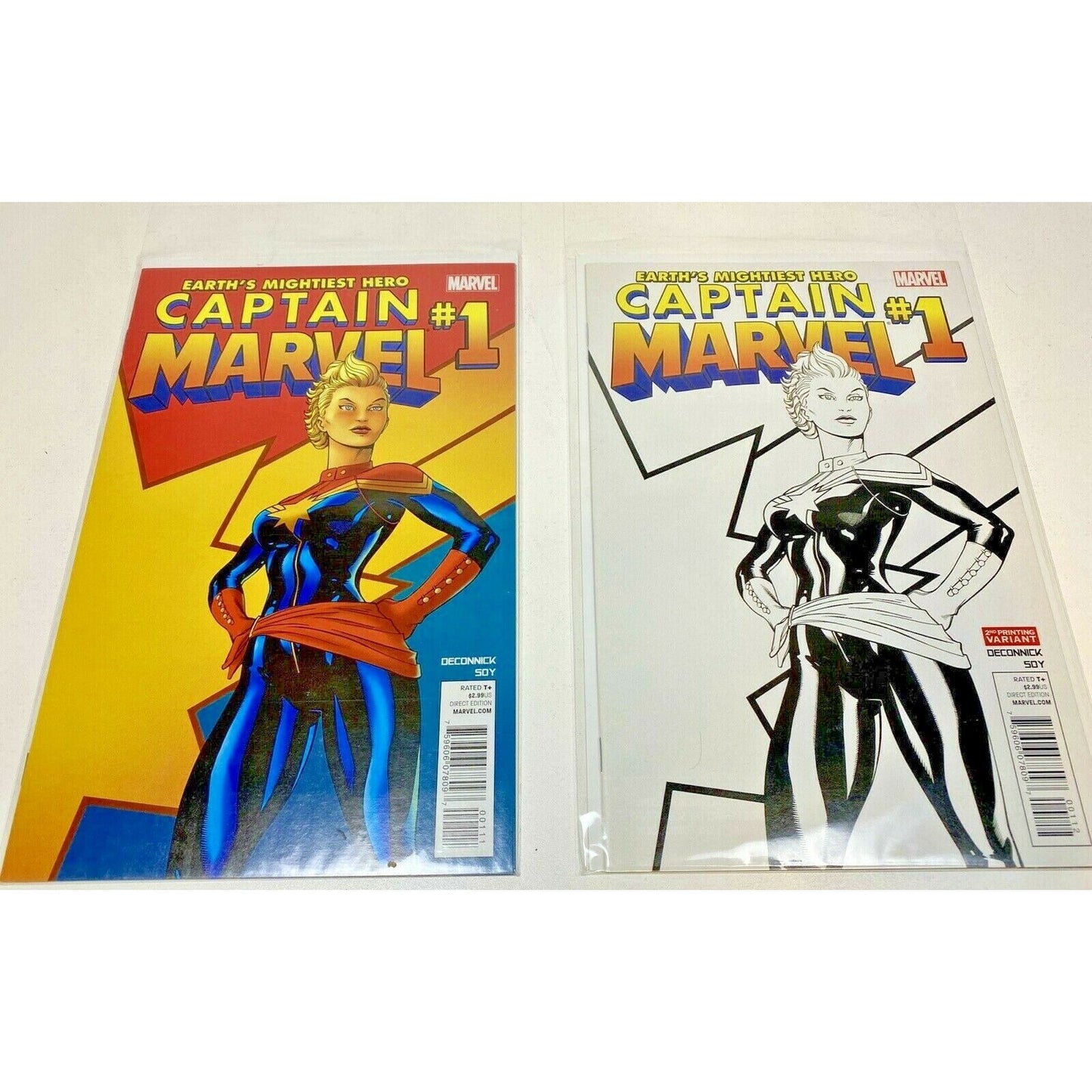 Marvel Comics - Earth's Mightiest Hero: Captain Marvel #1-12 + Variant & Doubles