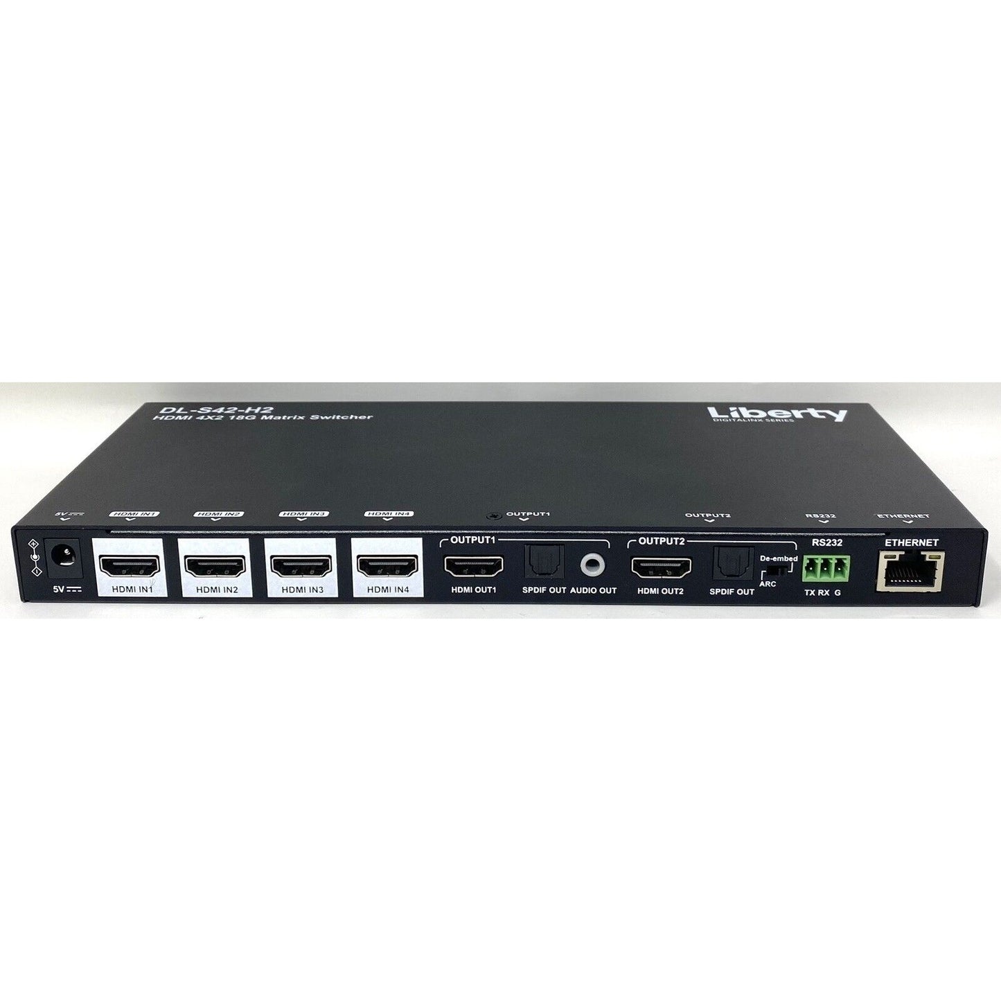 Liberty Digitalinx DL-S42-H2 4x2 HDMI 2.0 Matrix Switch w/ARC