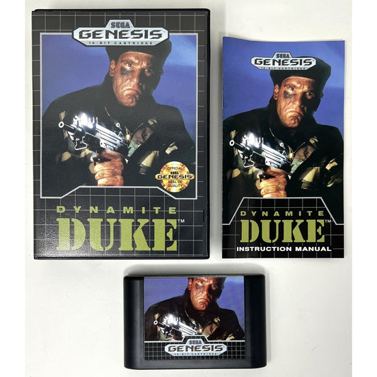 Sega Genesis Dynamite Duke Video Game Complete