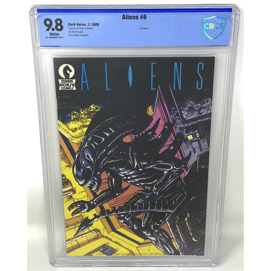 9.8 CBCS Dark Horse 1989 Aliens #6 Last Issue Comic Book