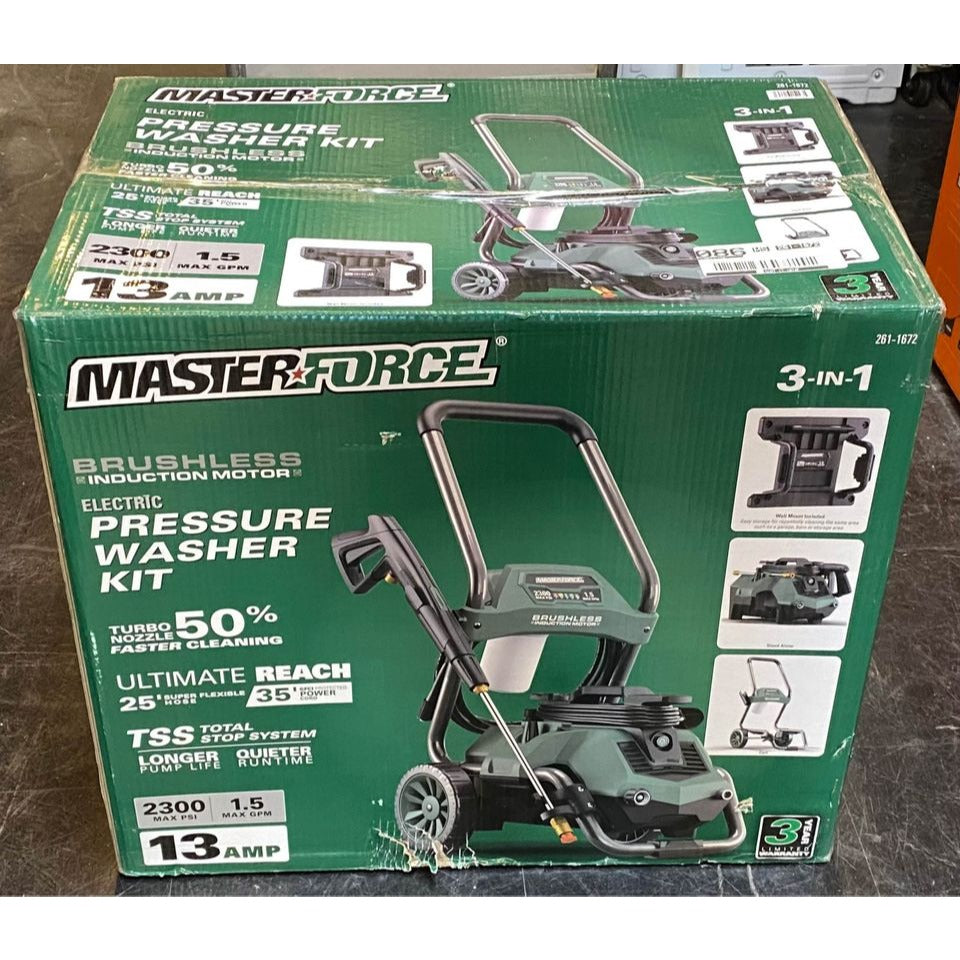 Masterforce 2300 PSI 1.5 GPM 13-Amp Corded Electric Pressure Washer