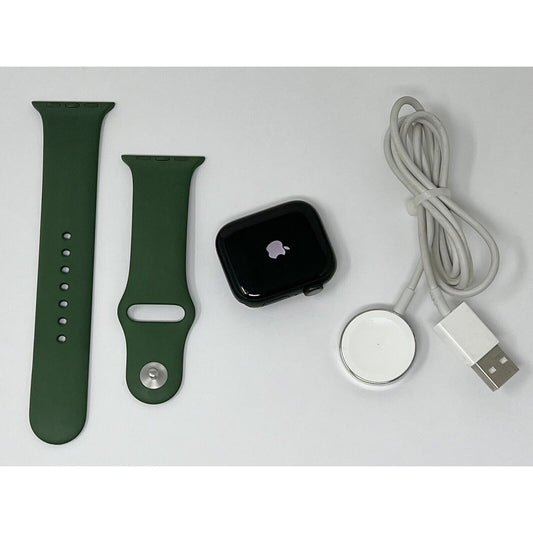 Apple MKN03LL/A Watch Series 7 - 41mm Green Aluminum Case Clover Sport Band