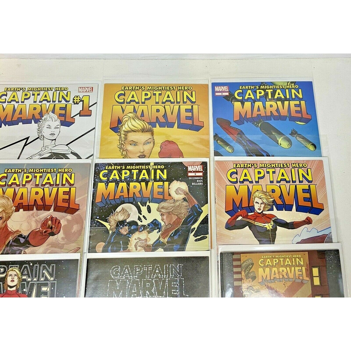 Marvel Comics - Earth's Mightiest Hero: Captain Marvel #1-12 + Variant & Doubles