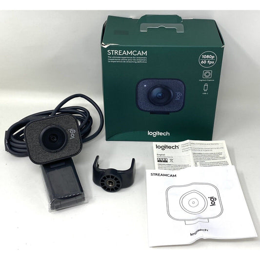 Logitech StreamCam Full HD Webcam - Graphite - 960-001286
