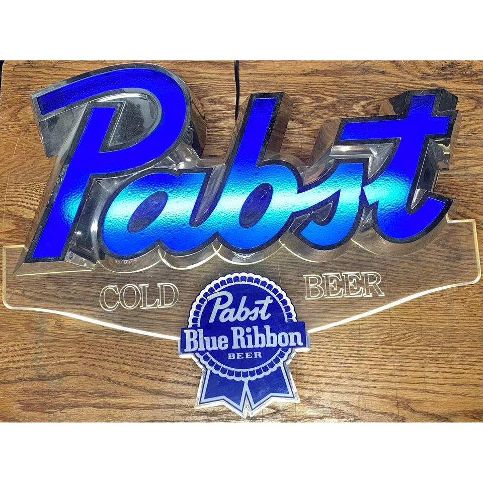 Vintage 1986 Pabst Blue Ribbon Electric Lighted Sign – A to Z Pawn & Resale