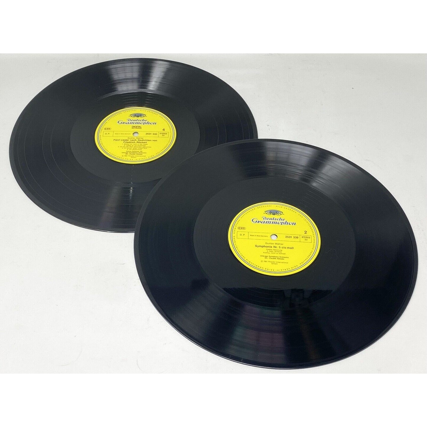 Gustav Mahler Chicago Symphony No. 5 / Rückert-Lieder Vinyl 12" x2 LP