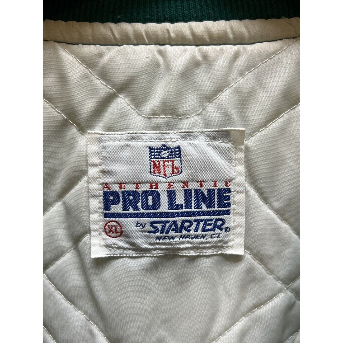 90's Vintage Starter Pro Line Miami Dolphins Snap Button Satin Men’s XL Jacket