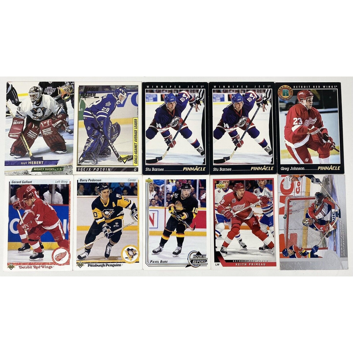 Vintage 1990's Mixed Lot of 25 NHL Hockey Trading Cards