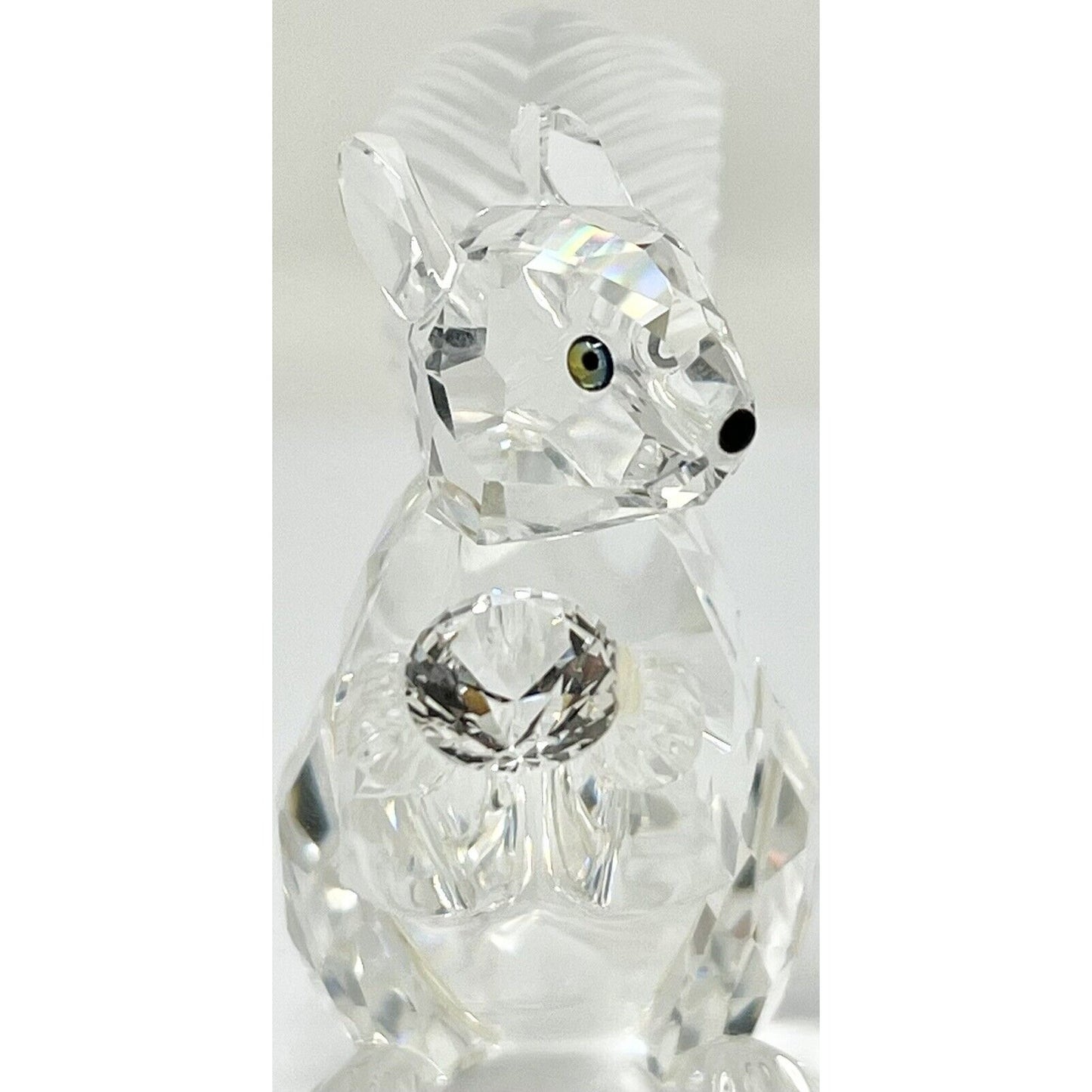 READ - Retired 1997 Swarovski 208433 Squirrel 10th Anniversary Crystal Figurine