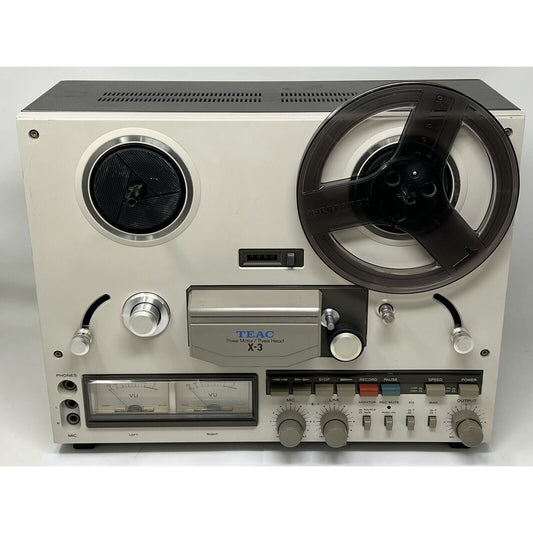 Vintage TEAC X-3 Reel to Reel Tape Recorder