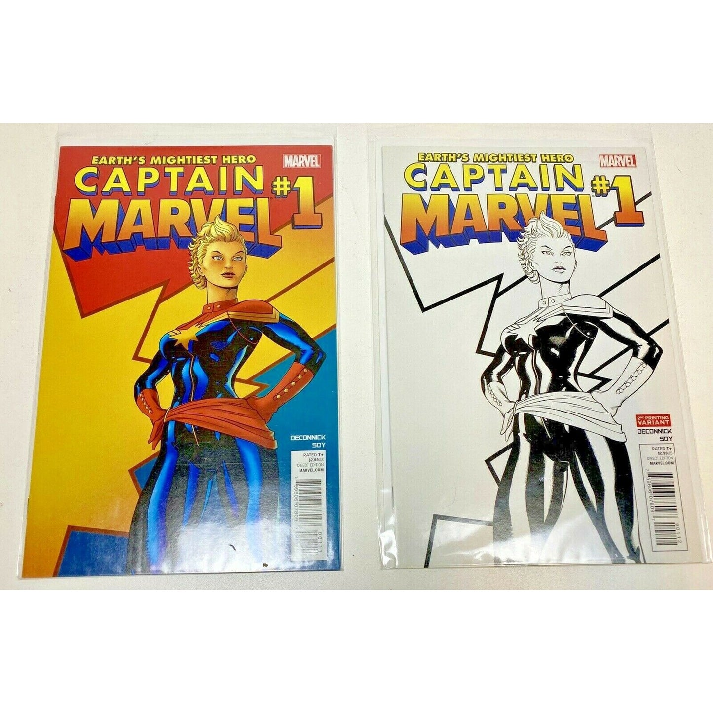 Marvel Comics - Earth's Mightiest Hero: Captain Marvel #1-12 + Variant & Doubles