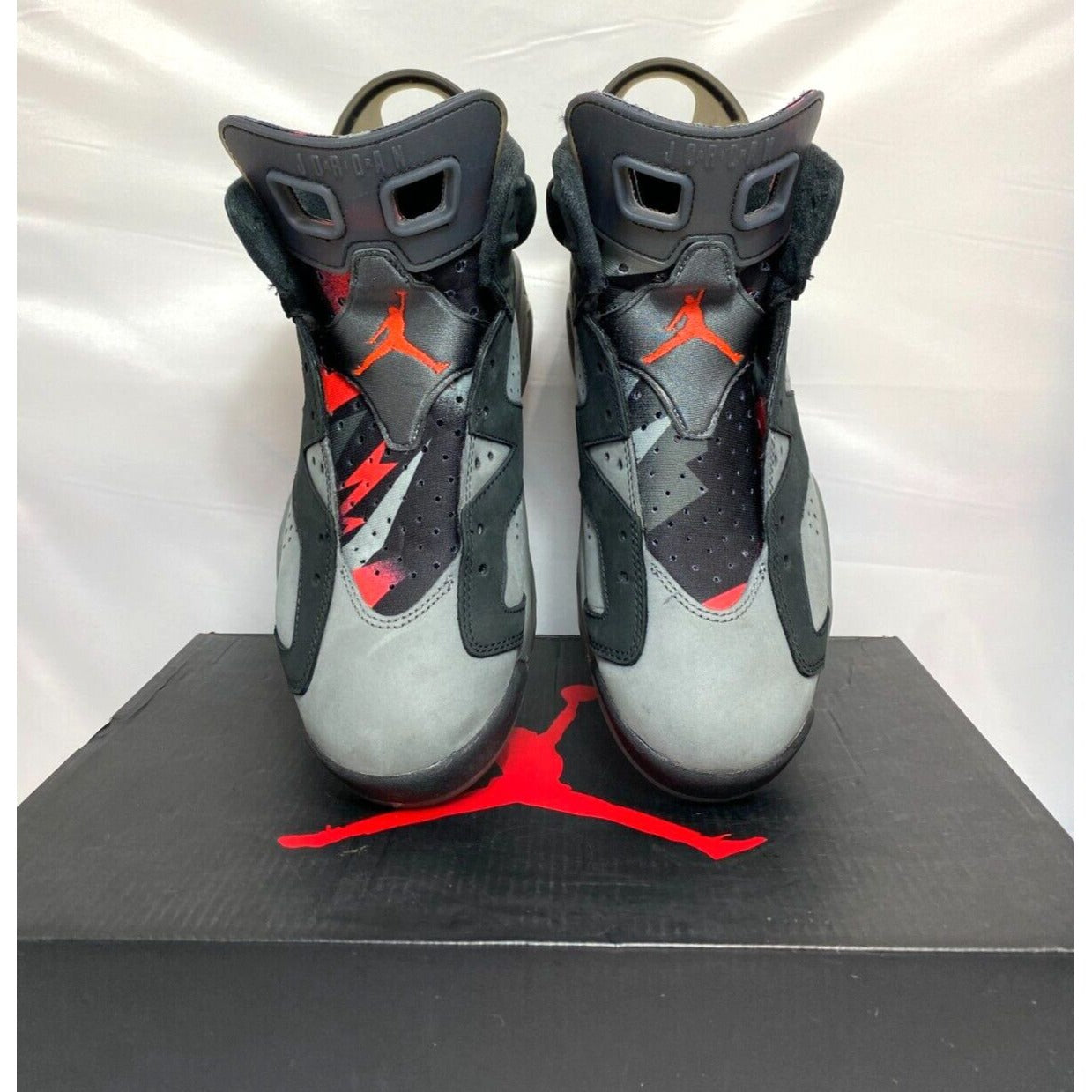 Size 9 - Jordan 6 Retro x Paris Saint-Germain CK1229 001 Iron Grey 2019 READ