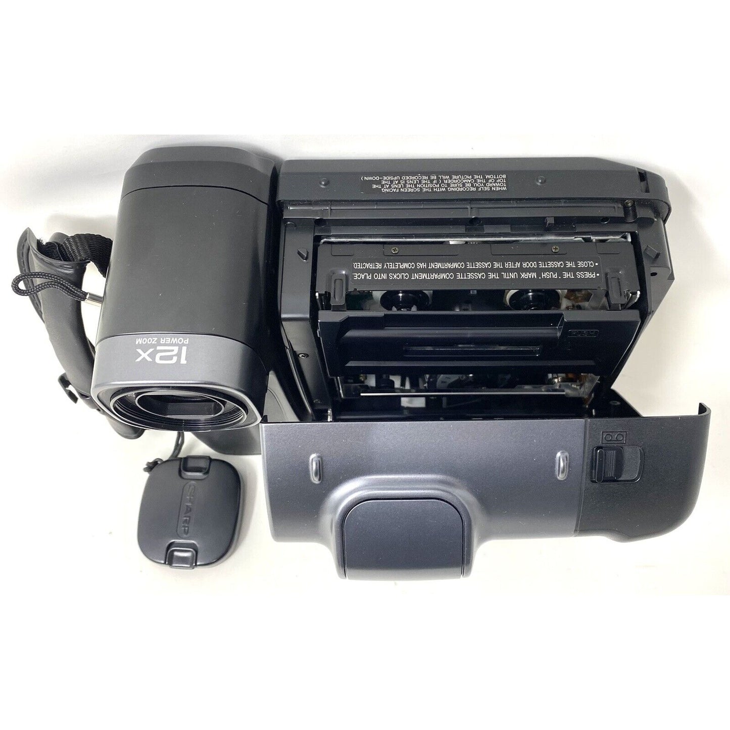 PARTS OR REPAIR - Sharp 8mm Viewcam VL-E49U Camcorder Bundle