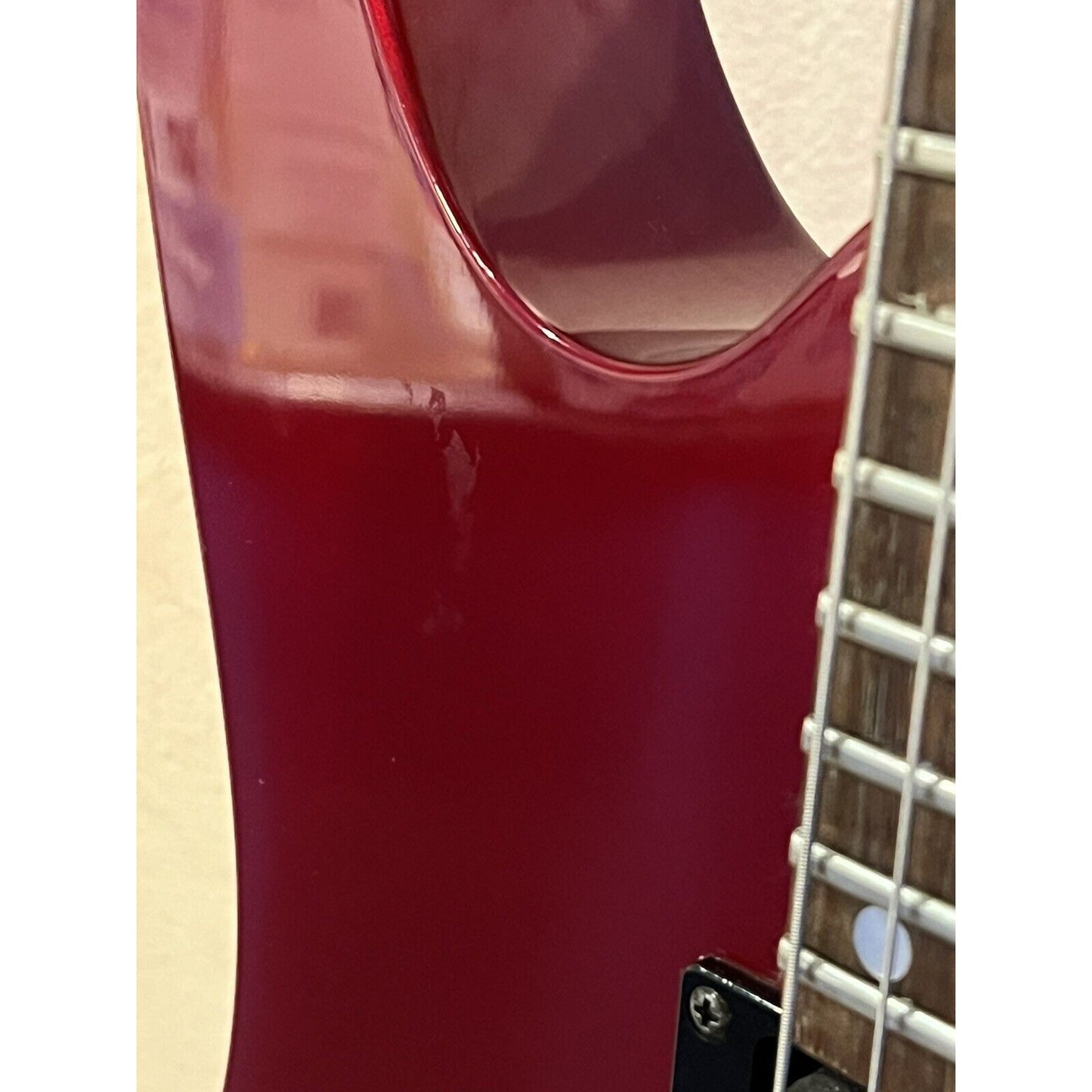 RARE 1994 Ibanez RG470 Crimson Metallic Red Electric Guitar - Made in Korea