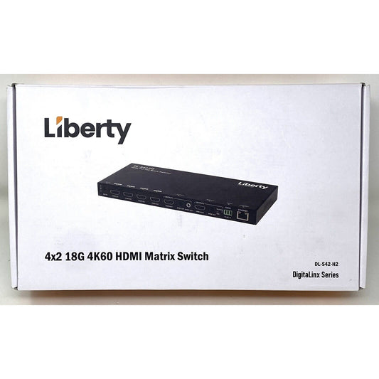 Liberty Digitalinx DL-S42-H2 4x2 HDMI 2.0 Matrix Switch w/ARC