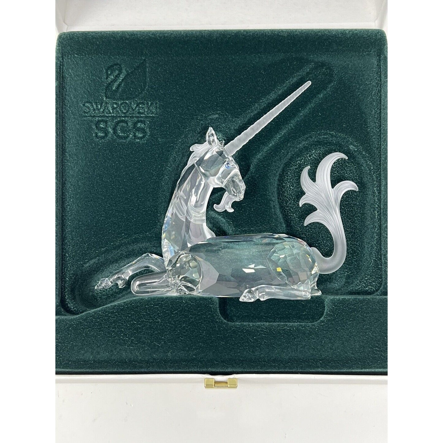Retired 1996 Swarovski 191727 Fabulous Creature Unicorn Annual Crystal Figurine