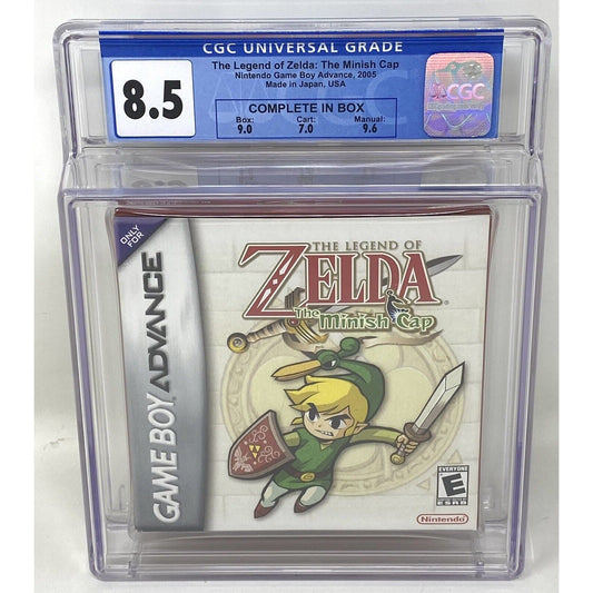Graded - CGC 8.5 Game Boy Advance 2005 The Legend of Zelda The Minish Cap