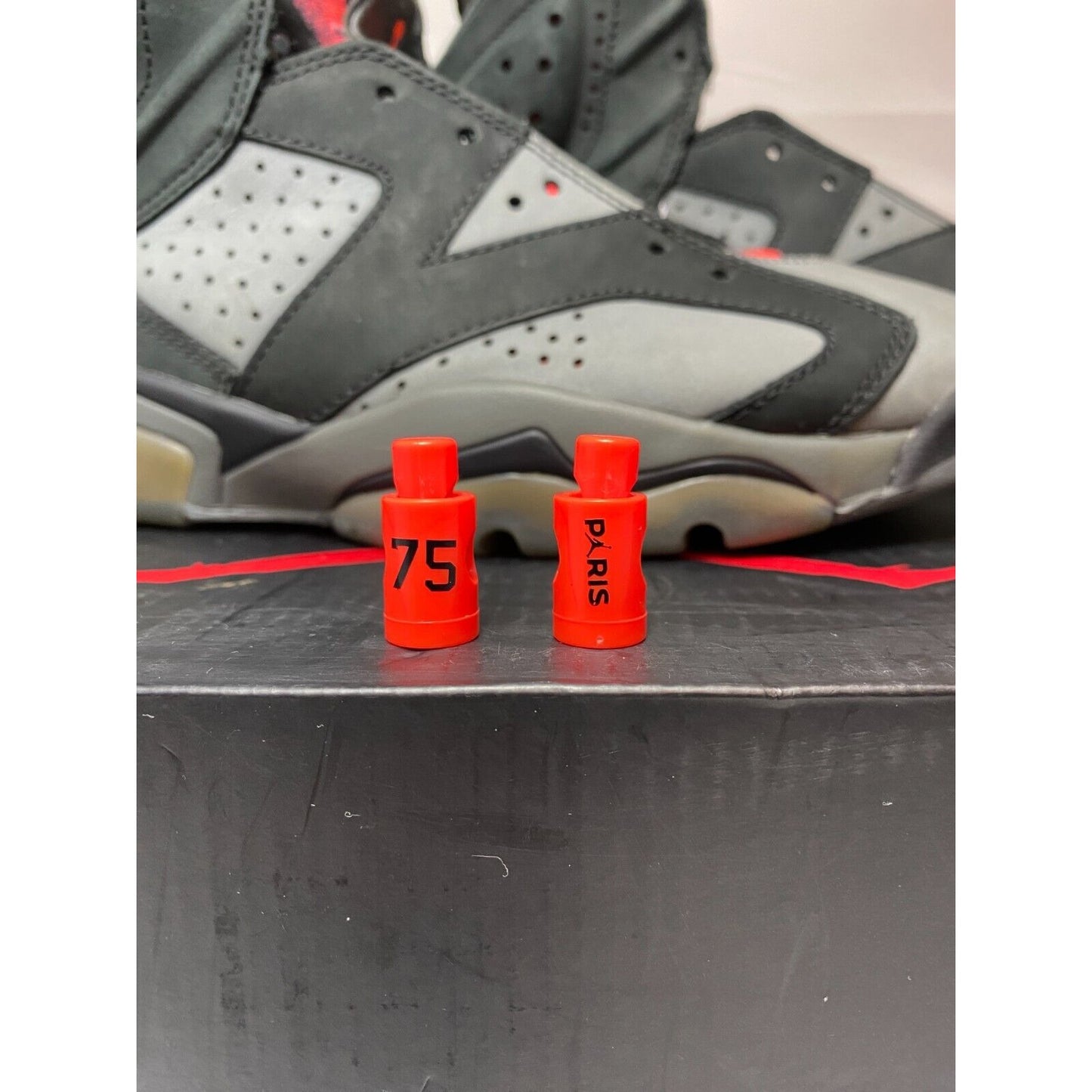 Size 9 - Jordan 6 Retro x Paris Saint-Germain CK1229 001 Iron Grey 2019 READ