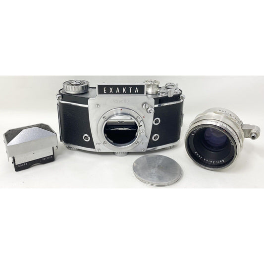 UNTESTED - IHAGEE Exakta Varex IIb SLR 35mm Camera + Carl Zeiss Jena 2/58 T Lens