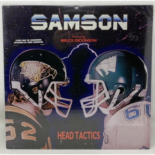 1st Press NEW SEALED Samson Bruce Dickinson Head Tactics ST-12467 Vinyl 12" LP