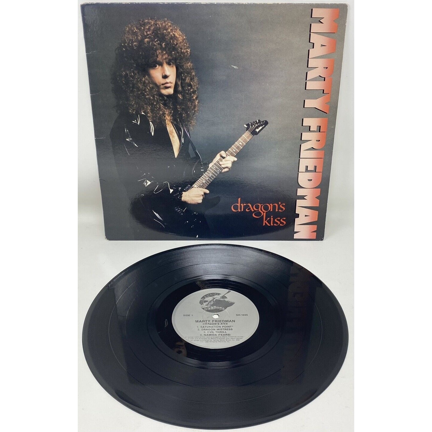 FIRST PRESS Marty Friedman Dragon's Kiss SH-1035 Vinyl 12" LP